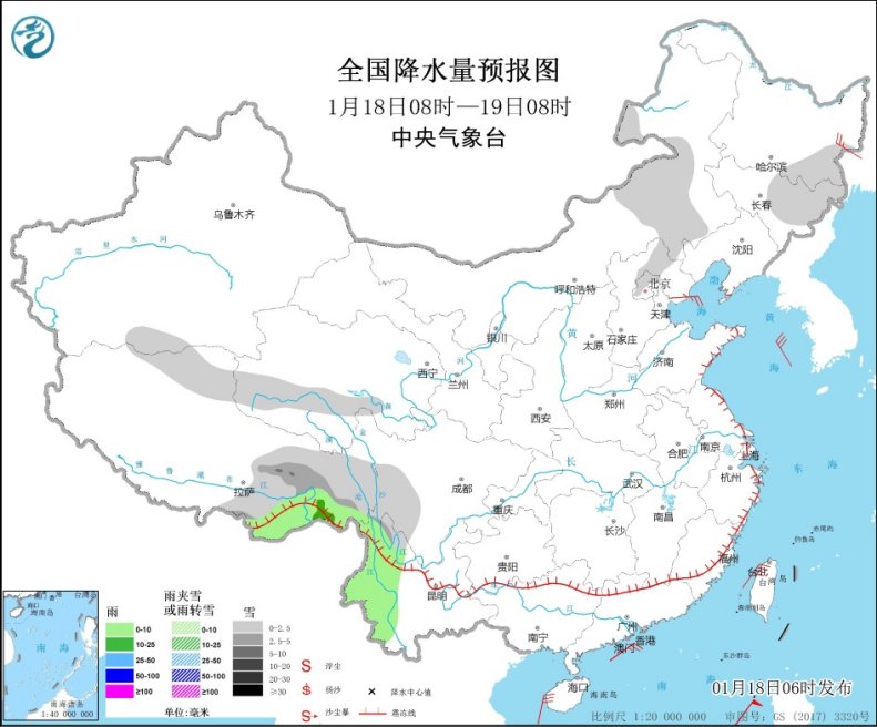                     南方进入“回暖通道” 全国大部降水稀少                    1