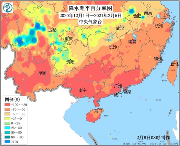                     南方将迎大范围降雨过程 利于缓和旱情及降低森林火险                    1