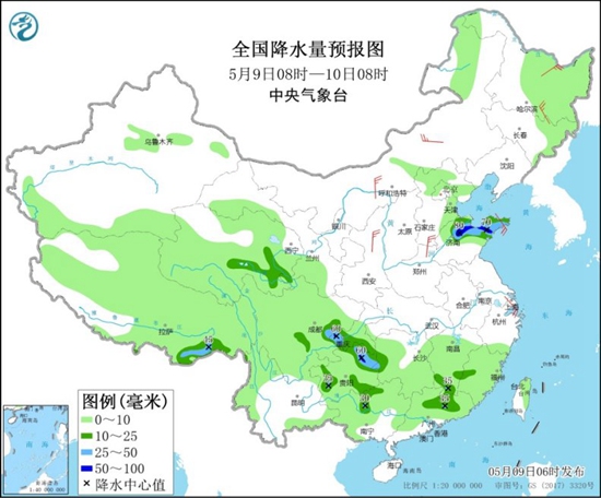                     南方明起再迎新一轮强降雨 华北黄淮气温“火热”                    1