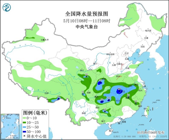                     南方明起再迎新一轮强降雨 华北黄淮气温“火热”                    2