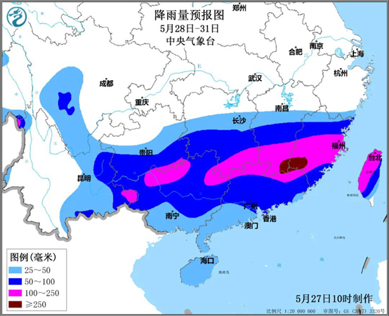                     6轮降水过后 南方明起还有新一轮强降水 南海夏季风爆发在即！                    1