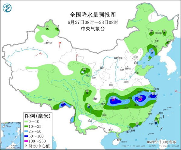                     西南江南雨势较强 华北黄淮高温发展                    1