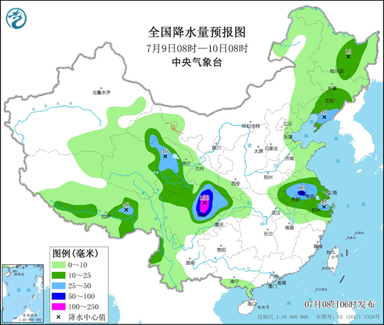                     强降雨带南落至淮河以南 江南高温闷热在线                    2