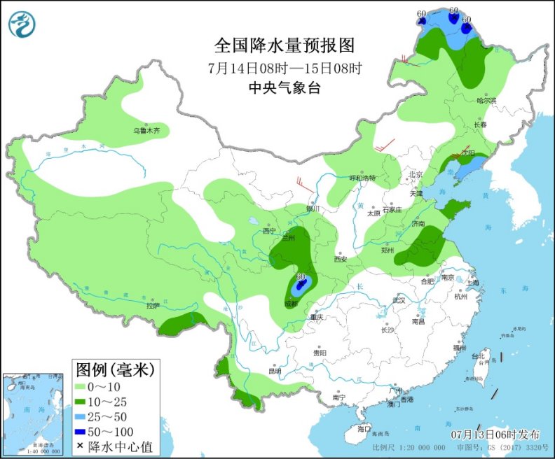                     本周华北地区雨水频繁 南北方高温齐增                    2