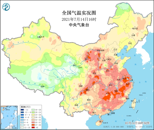                     我国正经历今年来范围最大持续最久高温天气 7省高温日数已偏多                    1