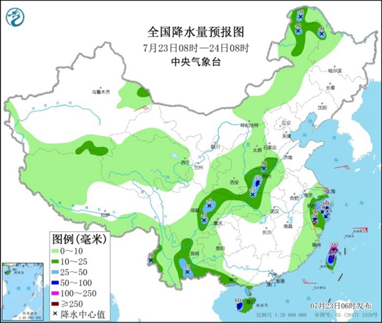                     台风“烟花”致华东沿海强风雨 西北华南高温持续                    1