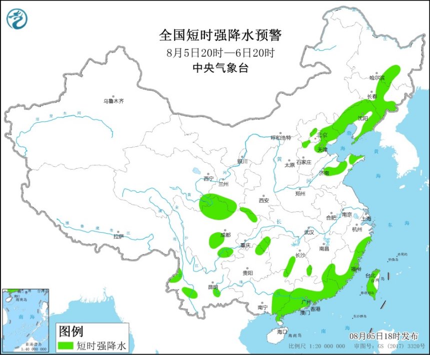                     强对流预警！河北四川等部分地区将有8至10级雷暴大风                    2