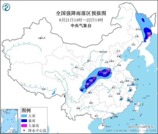                     注意！四川陕西甘肃等地有大到暴雨 河南吉林局地有大暴雨                    1