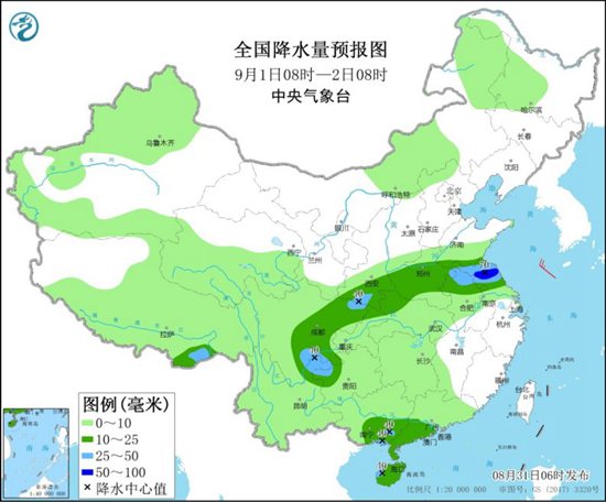                     陕西河南山东等地降雨持续 南方“秋老虎”来袭高温频现                    2