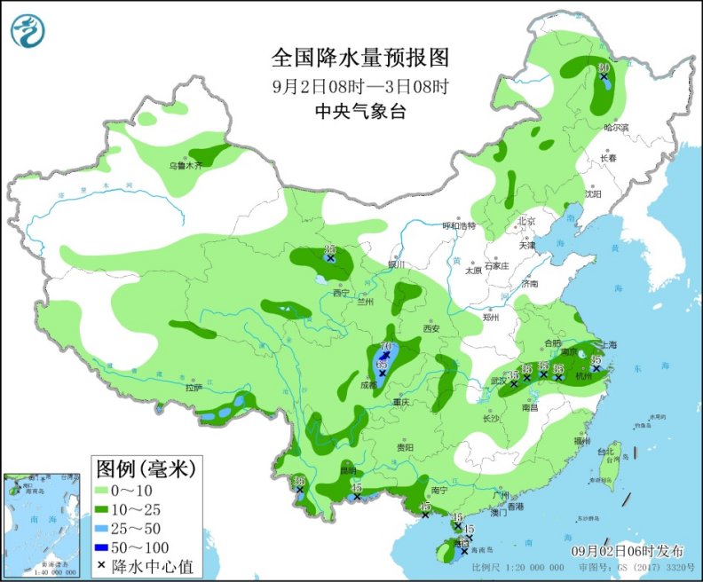                     华西秋雨连绵不断 新一轮较强降水将至                    1