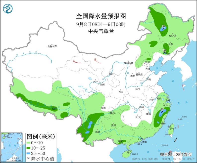                     东北华北需防雷雨 华南闷热持续                    1